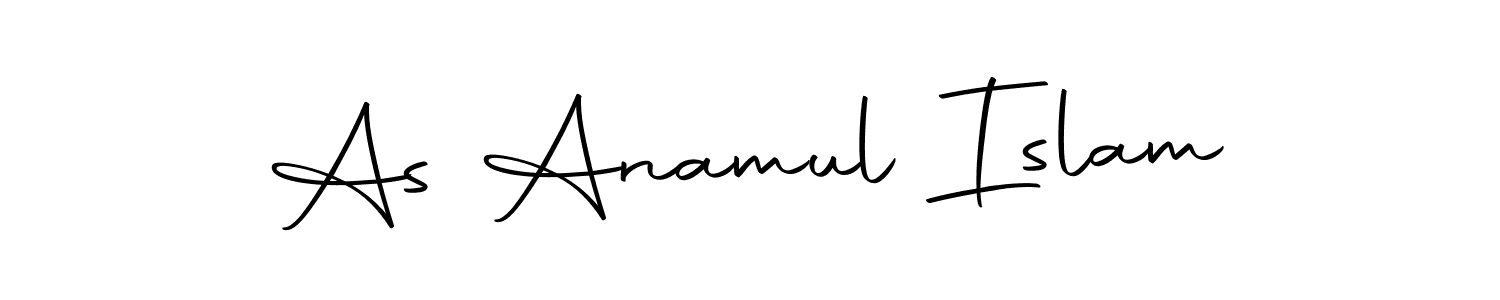Make a short As Anamul Islam signature style. Manage your documents anywhere anytime using Autography-DOLnW. Create and add eSignatures, submit forms, share and send files easily. As Anamul Islam signature style 10 images and pictures png