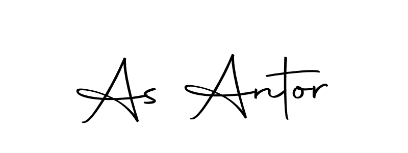 Design your own signature with our free online signature maker. With this signature software, you can create a handwritten (Autography-DOLnW) signature for name As Antor. As Antor signature style 10 images and pictures png