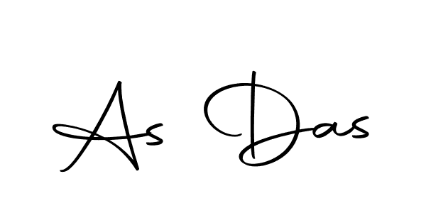 You should practise on your own different ways (Autography-DOLnW) to write your name (As Das) in signature. don't let someone else do it for you. As Das signature style 10 images and pictures png