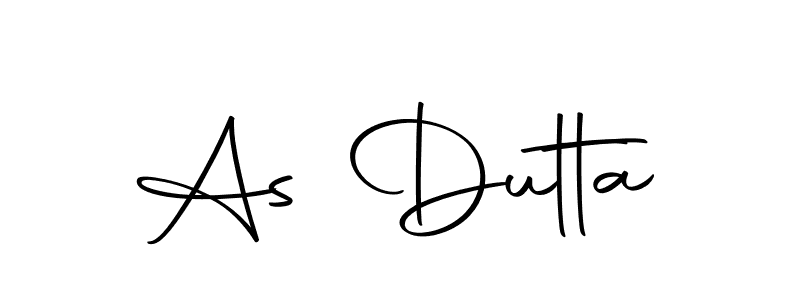 The best way (Autography-DOLnW) to make a short signature is to pick only two or three words in your name. The name As Dutta include a total of six letters. For converting this name. As Dutta signature style 10 images and pictures png