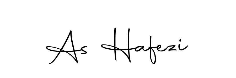 How to make As Hafezi name signature. Use Autography-DOLnW style for creating short signs online. This is the latest handwritten sign. As Hafezi signature style 10 images and pictures png