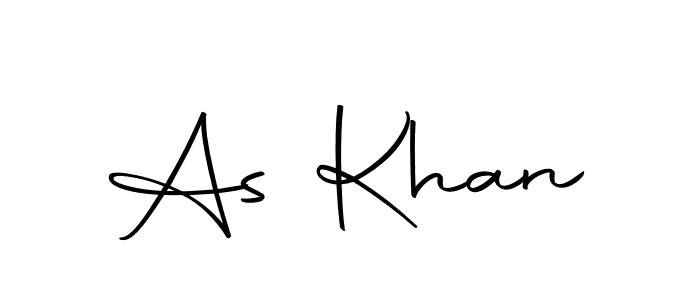 Make a beautiful signature design for name As Khan. With this signature (Autography-DOLnW) style, you can create a handwritten signature for free. As Khan signature style 10 images and pictures png