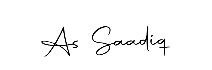 Design your own signature with our free online signature maker. With this signature software, you can create a handwritten (Autography-DOLnW) signature for name As Saadiq. As Saadiq signature style 10 images and pictures png