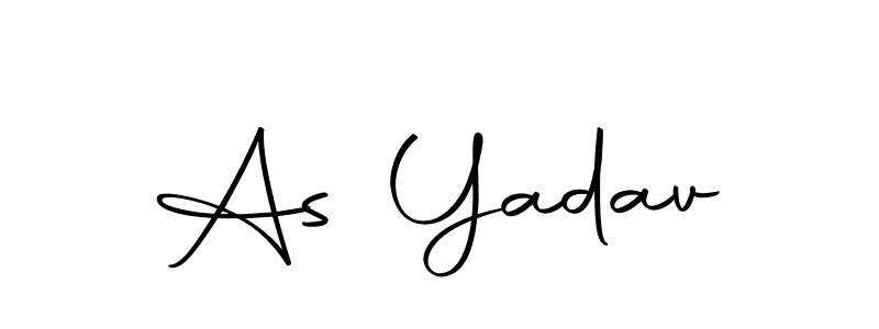 Make a beautiful signature design for name As Yadav. Use this online signature maker to create a handwritten signature for free. As Yadav signature style 10 images and pictures png
