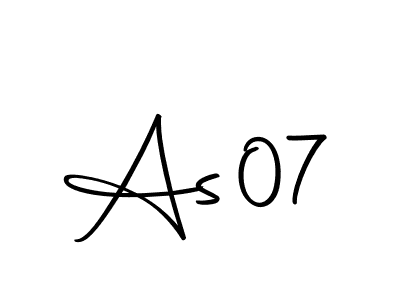 This is the best signature style for the As07 name. Also you like these signature font (Autography-DOLnW). Mix name signature. As07 signature style 10 images and pictures png