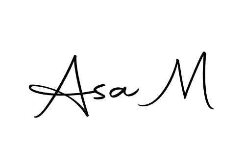 Create a beautiful signature design for name Asa M. With this signature (Autography-DOLnW) fonts, you can make a handwritten signature for free. Asa M signature style 10 images and pictures png