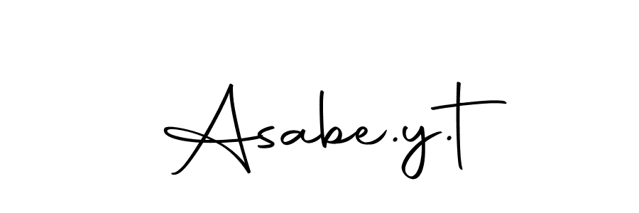 You should practise on your own different ways (Autography-DOLnW) to write your name (Asabe.y.t) in signature. don't let someone else do it for you. Asabe.y.t signature style 10 images and pictures png