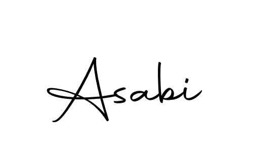 Asabi stylish signature style. Best Handwritten Sign (Autography-DOLnW) for my name. Handwritten Signature Collection Ideas for my name Asabi. Asabi signature style 10 images and pictures png