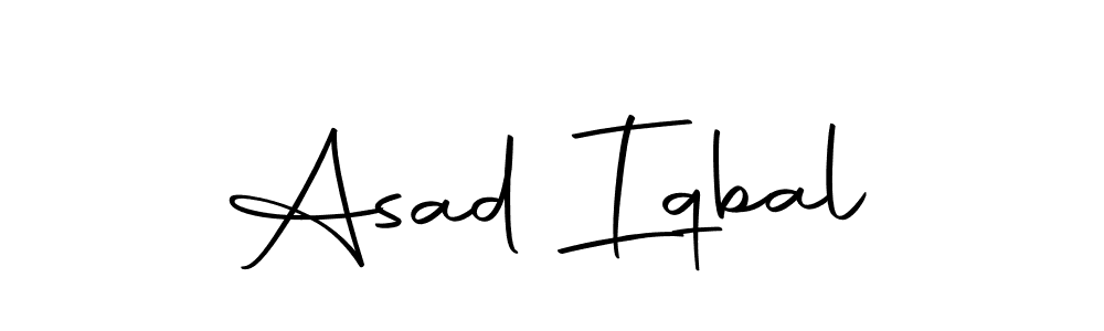 Create a beautiful signature design for name Asad Iqbal. With this signature (Autography-DOLnW) fonts, you can make a handwritten signature for free. Asad Iqbal signature style 10 images and pictures png