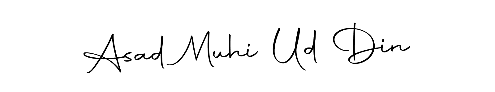 Make a short Asad Muhi Ud Din signature style. Manage your documents anywhere anytime using Autography-DOLnW. Create and add eSignatures, submit forms, share and send files easily. Asad Muhi Ud Din signature style 10 images and pictures png