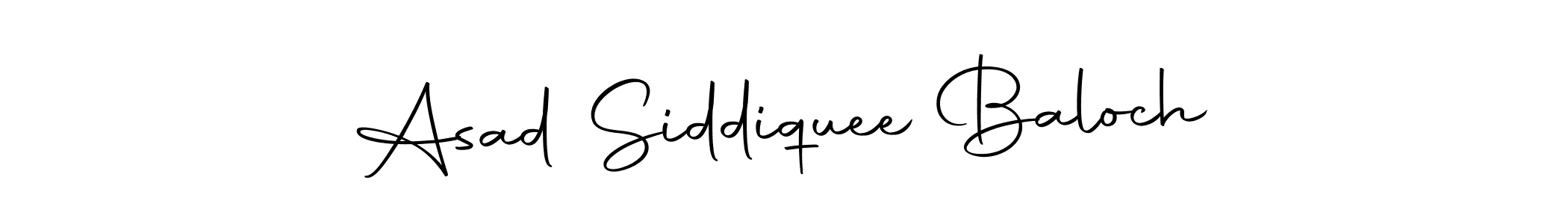 How to make Asad Siddiquee Baloch name signature. Use Autography-DOLnW style for creating short signs online. This is the latest handwritten sign. Asad Siddiquee Baloch signature style 10 images and pictures png