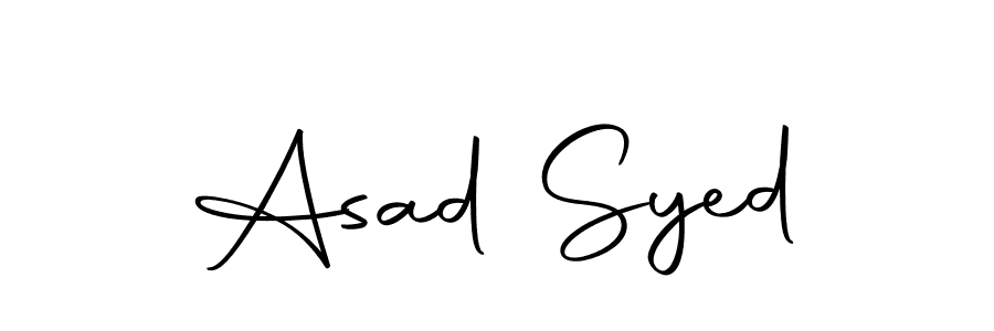 Create a beautiful signature design for name Asad Syed. With this signature (Autography-DOLnW) fonts, you can make a handwritten signature for free. Asad Syed signature style 10 images and pictures png