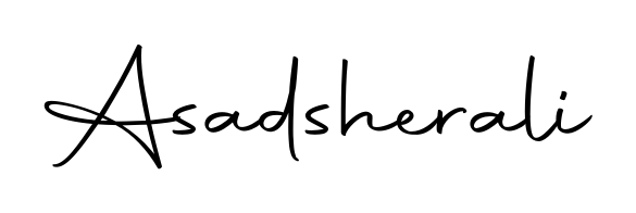 The Autography-DOLnW font transforms the name Asadsherali into an executive sign with sharp precision and distinguished character. Asadsherali signature style 10 images and pictures png
