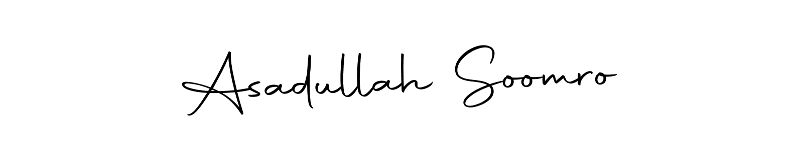 It looks lik you need a new signature style for name Asadullah Soomro. Design unique handwritten (Autography-DOLnW) signature with our free signature maker in just a few clicks. Asadullah Soomro signature style 10 images and pictures png