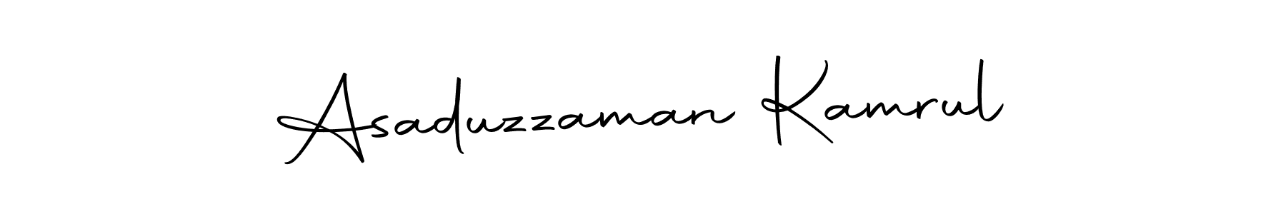 Make a beautiful signature design for name Asaduzzaman Kamrul. With this signature (Autography-DOLnW) style, you can create a handwritten signature for free. Asaduzzaman Kamrul signature style 10 images and pictures png