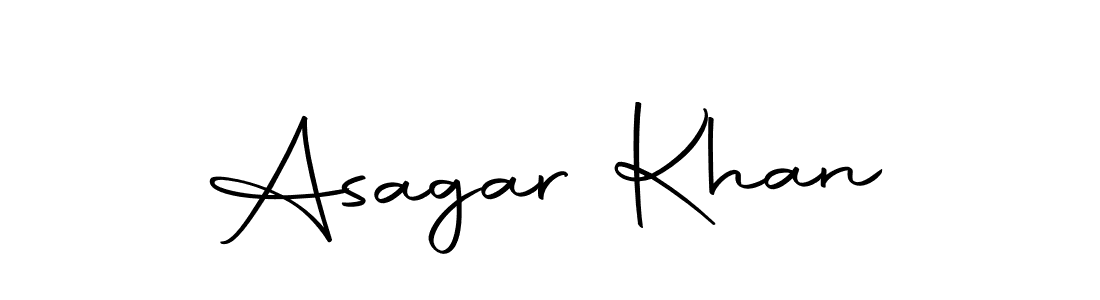 Design your own signature with our free online signature maker. With this signature software, you can create a handwritten (Autography-DOLnW) signature for name Asagar Khan. Asagar Khan signature style 10 images and pictures png