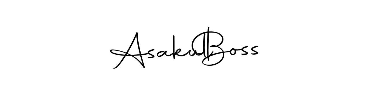 Make a beautiful signature design for name Asakul   Boss. With this signature (Autography-DOLnW) style, you can create a handwritten signature for free. Asakul   Boss signature style 10 images and pictures png