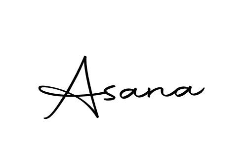 Design your own signature with our free online signature maker. With this signature software, you can create a handwritten (Autography-DOLnW) signature for name Asana. Asana signature style 10 images and pictures png