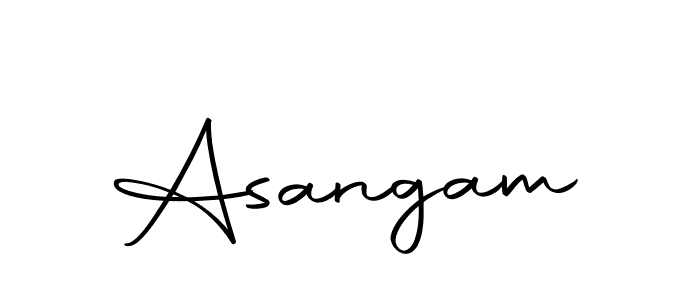 Make a beautiful signature design for name Asangam. With this signature (Autography-DOLnW) style, you can create a handwritten signature for free. Asangam signature style 10 images and pictures png