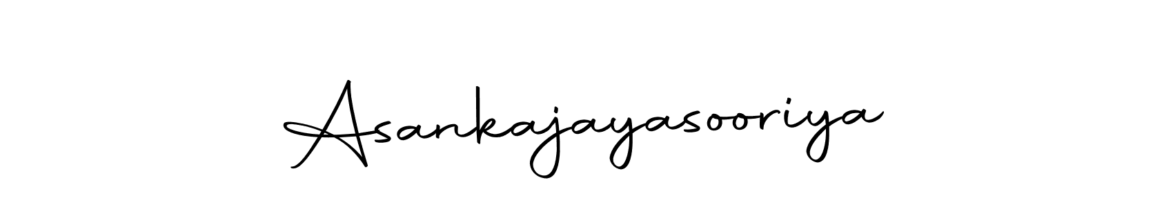 You can use this online signature creator to create a handwritten signature for the name Asankajayasooriya. This is the best online autograph maker. Asankajayasooriya signature style 10 images and pictures png