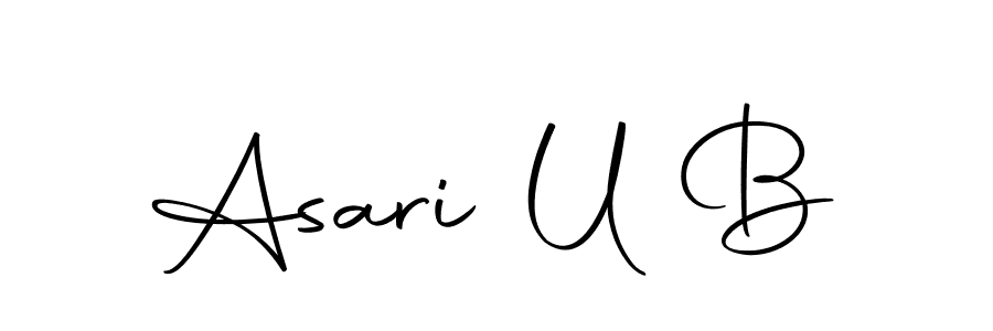 Best and Professional Signature Style for Asari U B. Autography-DOLnW Best Signature Style Collection. Asari U B signature style 10 images and pictures png