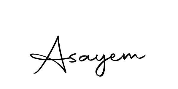 Make a beautiful signature design for name Asayem. Use this online signature maker to create a handwritten signature for free. Asayem signature style 10 images and pictures png