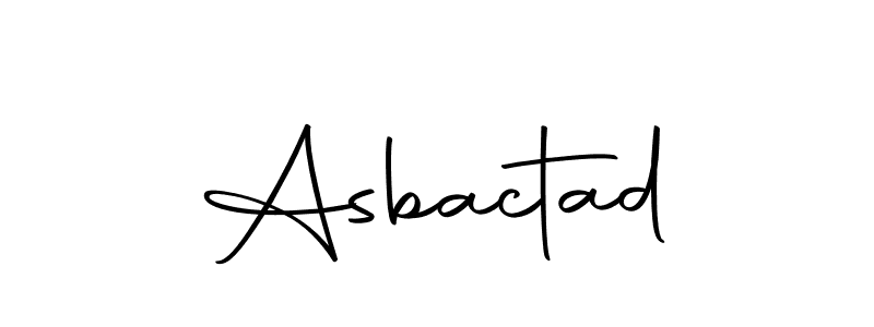 Make a beautiful signature design for name Asbactad. With this signature (Autography-DOLnW) style, you can create a handwritten signature for free. Asbactad signature style 10 images and pictures png