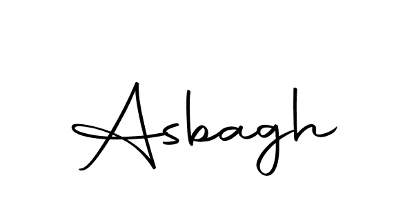 Design your own signature with our free online signature maker. With this signature software, you can create a handwritten (Autography-DOLnW) signature for name Asbagh. Asbagh signature style 10 images and pictures png