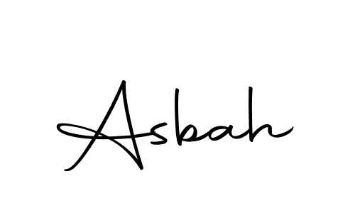 Similarly Autography-DOLnW is the best handwritten signature design. Signature creator online .You can use it as an online autograph creator for name Asbah. Asbah signature style 10 images and pictures png