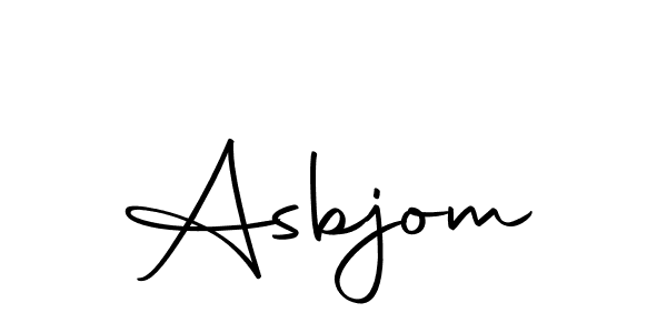 Also we have Asbjom name is the best signature style. Create professional handwritten signature collection using Autography-DOLnW autograph style. Asbjom signature style 10 images and pictures png