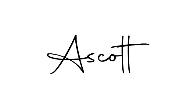 Design your own signature with our free online signature maker. With this signature software, you can create a handwritten (Autography-DOLnW) signature for name Ascott. Ascott signature style 10 images and pictures png