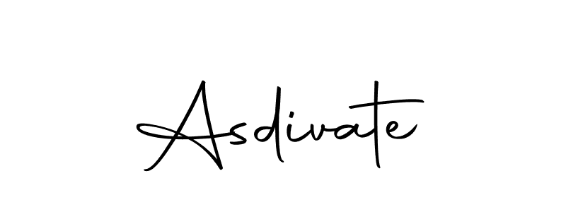 Use a signature maker to create a handwritten signature online. With this signature software, you can design (Autography-DOLnW) your own signature for name Asdivate. Asdivate signature style 10 images and pictures png