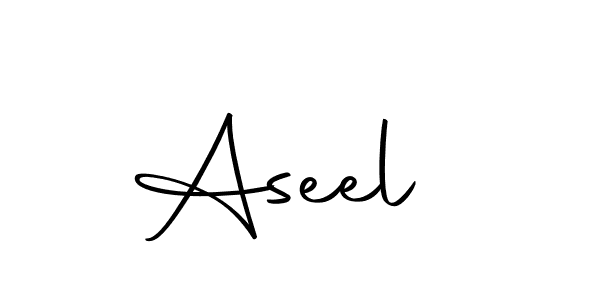 How to make Aseel  name signature. Use Autography-DOLnW style for creating short signs online. This is the latest handwritten sign. Aseel  signature style 10 images and pictures png