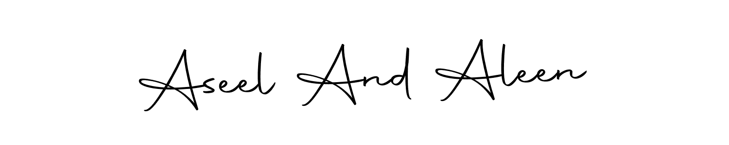 Also You can easily find your signature by using the search form. We will create Aseel And Aleen name handwritten signature images for you free of cost using Autography-DOLnW sign style. Aseel And Aleen signature style 10 images and pictures png