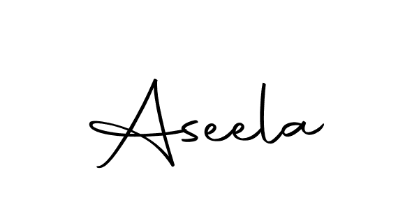 The best way (Autography-DOLnW) to make a short signature is to pick only two or three words in your name. The name Aseela include a total of six letters. For converting this name. Aseela signature style 10 images and pictures png