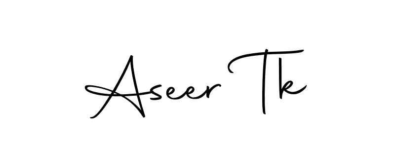 Create a beautiful signature design for name Aseer Tk. With this signature (Autography-DOLnW) fonts, you can make a handwritten signature for free. Aseer Tk signature style 10 images and pictures png