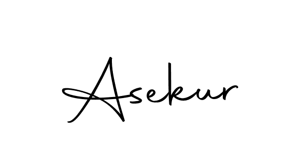 Use a signature maker to create a handwritten signature online. With this signature software, you can design (Autography-DOLnW) your own signature for name Asekur. Asekur signature style 10 images and pictures png