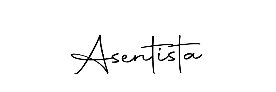 How to make Asentista signature? Autography-DOLnW is a professional autograph style. Create handwritten signature for Asentista name. Asentista signature style 10 images and pictures png