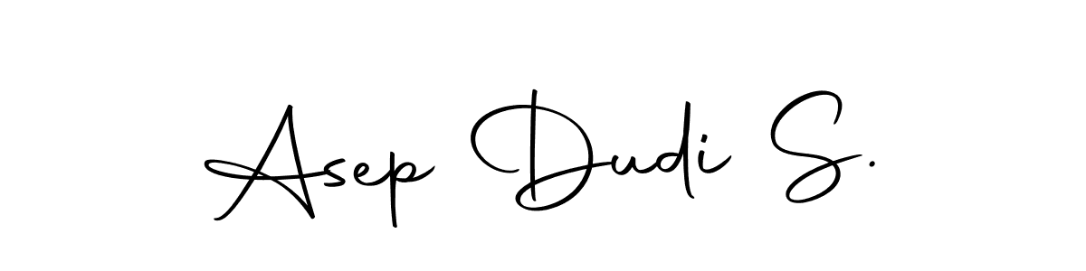 Autography-DOLnW is a professional signature style that is perfect for those who want to add a touch of class to their signature. It is also a great choice for those who want to make their signature more unique. Get Asep Dudi S. name to fancy signature for free. Asep Dudi S. signature style 10 images and pictures png
