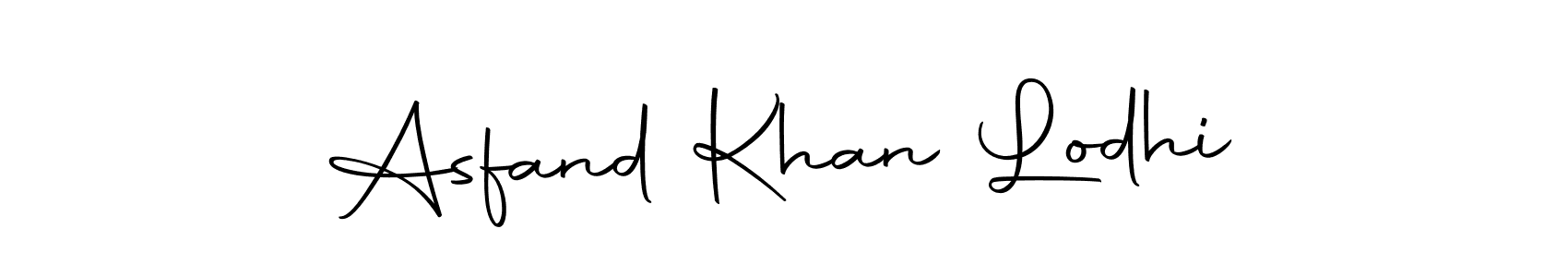 Design your own signature with our free online signature maker. With this signature software, you can create a handwritten (Autography-DOLnW) signature for name Asfand Khan Lodhi. Asfand Khan Lodhi signature style 10 images and pictures png