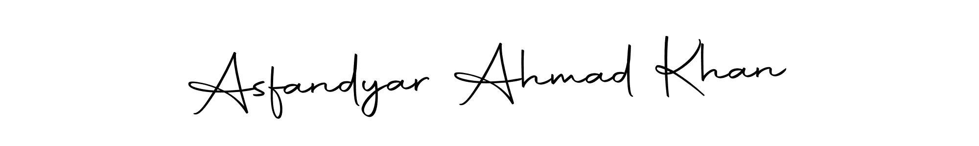 Design your own signature with our free online signature maker. With this signature software, you can create a handwritten (Autography-DOLnW) signature for name Asfandyar Ahmad Khan. Asfandyar Ahmad Khan signature style 10 images and pictures png
