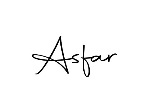 Make a beautiful signature design for name Asfar. With this signature (Autography-DOLnW) style, you can create a handwritten signature for free. Asfar signature style 10 images and pictures png