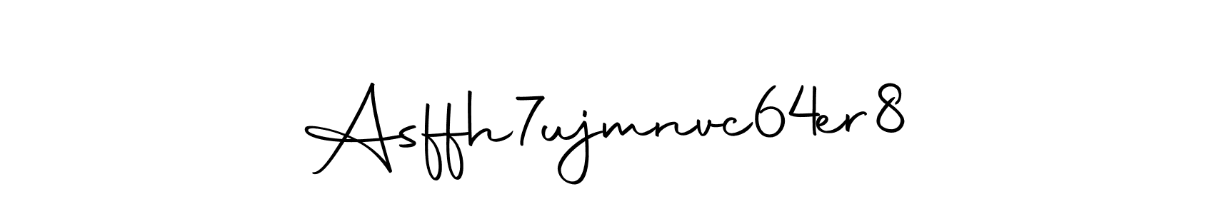 Design your own signature with our free online signature maker. With this signature software, you can create a handwritten (Autography-DOLnW) signature for name Asffh7ujmnvc64er8. Asffh7ujmnvc64er8 signature style 10 images and pictures png
