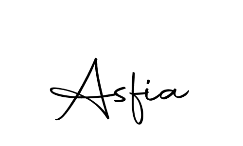 Use a signature maker to create a handwritten signature online. With this signature software, you can design (Autography-DOLnW) your own signature for name Asfia. Asfia signature style 10 images and pictures png