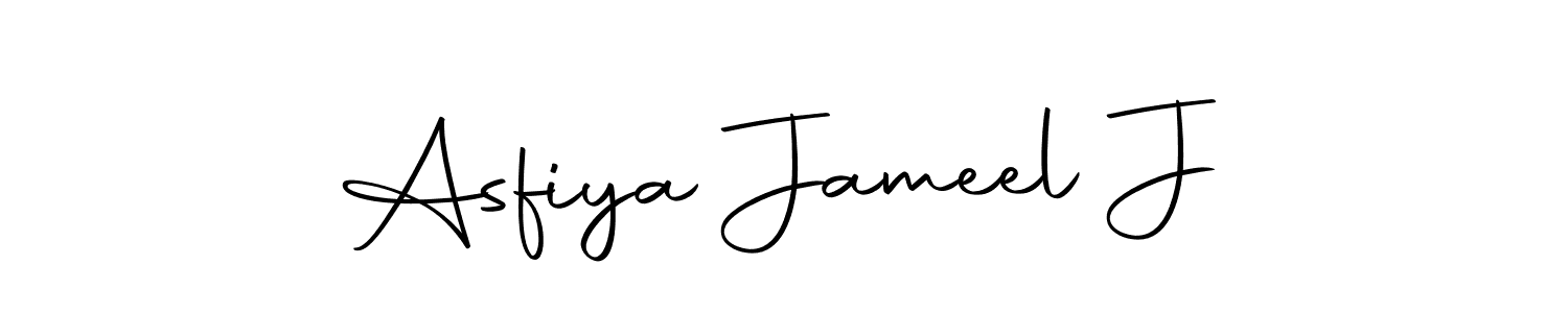 Also we have Asfiya Jameel J name is the best signature style. Create professional handwritten signature collection using Autography-DOLnW autograph style. Asfiya Jameel J signature style 10 images and pictures png