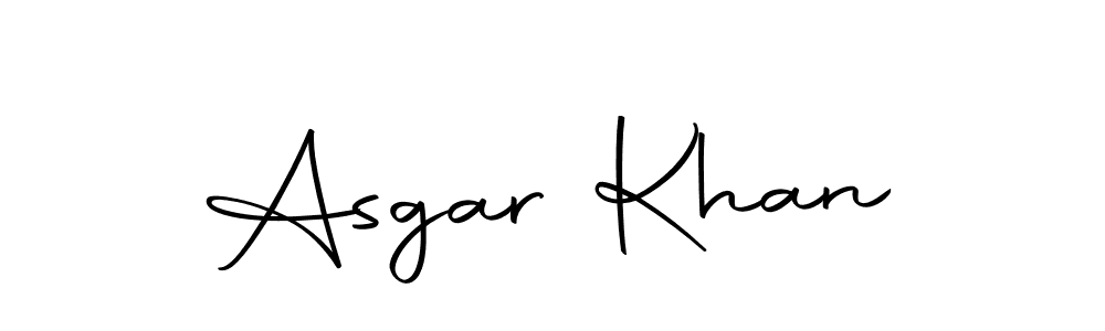 How to make Asgar Khan name signature. Use Autography-DOLnW style for creating short signs online. This is the latest handwritten sign. Asgar Khan signature style 10 images and pictures png
