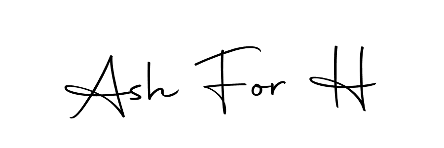 How to make Ash For H signature? Autography-DOLnW is a professional autograph style. Create handwritten signature for Ash For H name. Ash For H signature style 10 images and pictures png