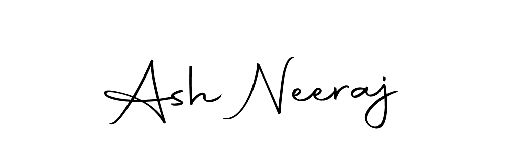 Make a beautiful signature design for name Ash Neeraj. Use this online signature maker to create a handwritten signature for free. Ash Neeraj signature style 10 images and pictures png