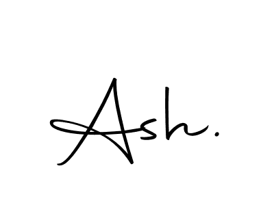 Use a signature maker to create a handwritten signature online. With this signature software, you can design (Autography-DOLnW) your own signature for name Ash.. Ash. signature style 10 images and pictures png