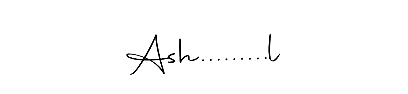 Design your own signature with our free online signature maker. With this signature software, you can create a handwritten (Autography-DOLnW) signature for name Ash.........l. Ash.........l signature style 10 images and pictures png